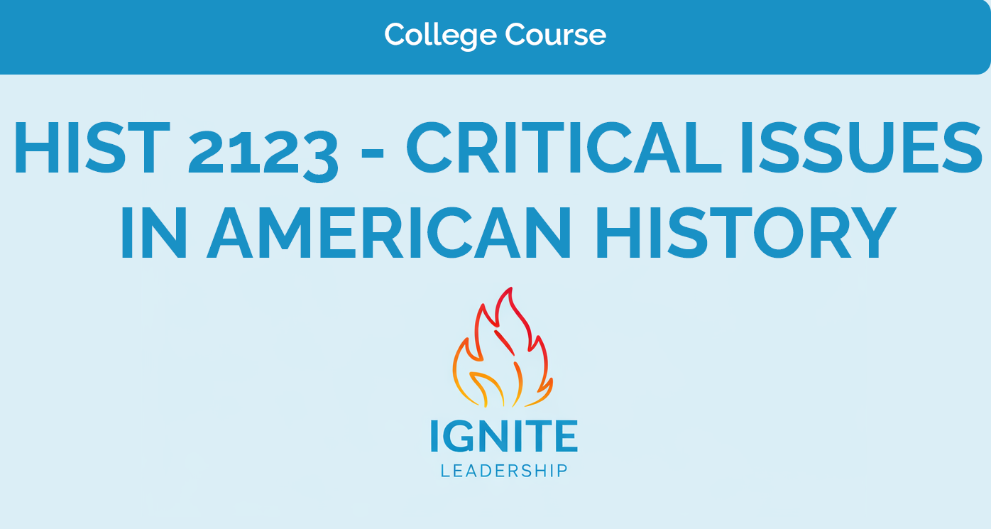 HIST 2123 – Critical Issues in American History