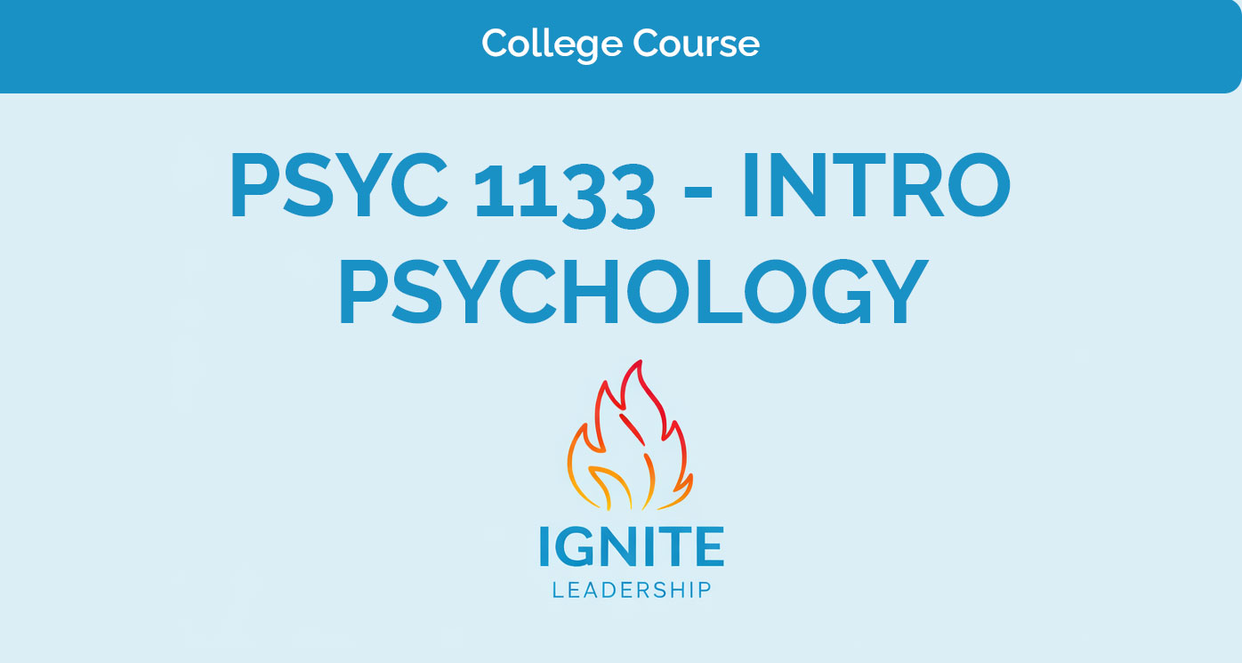 PSYC 1133 – Intro Psychology