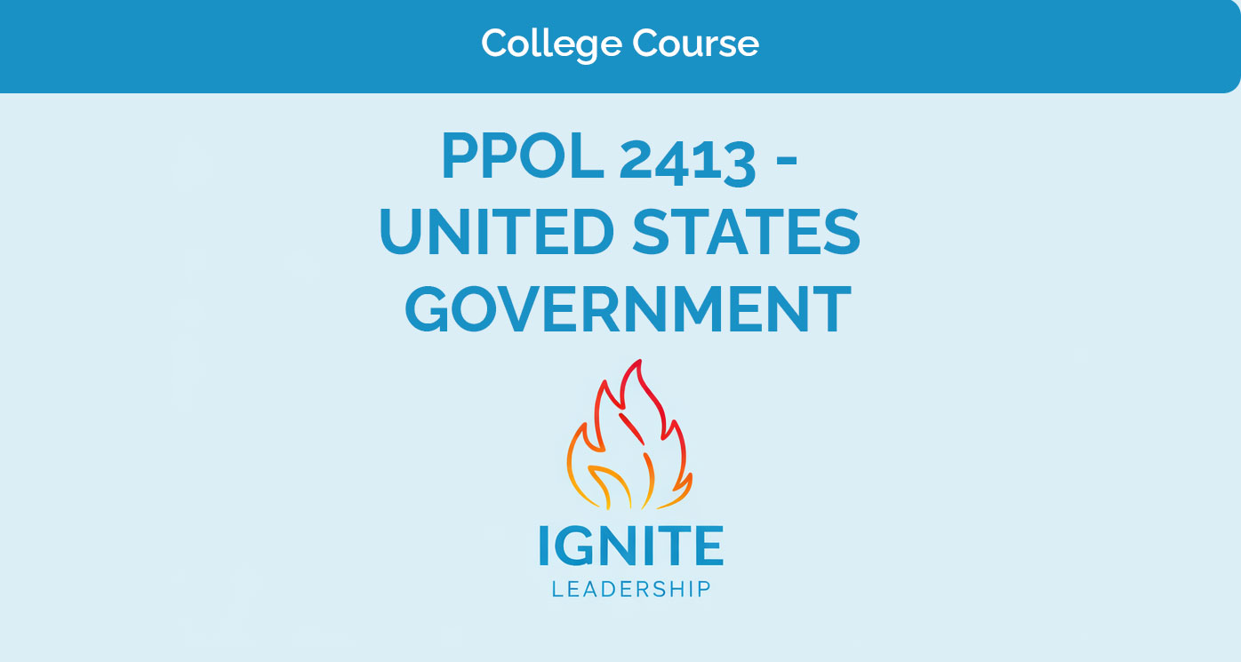 PPOL 2413 – United States Government